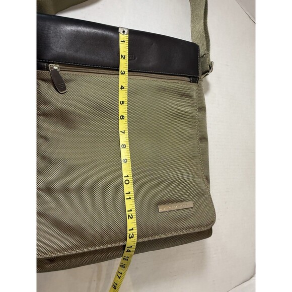 BRIGS Bag PININFARINA Messenger Shoulder Bag Strap Leather Canvas Magnetic - Picture 6 of 16